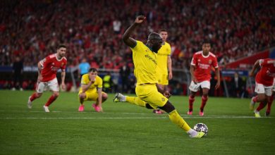 Lukaku scores for Inter Milan against Benfica form a penalty